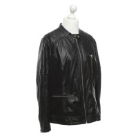 Guido Maria Kretschmer Leather jacket in black