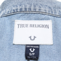 True Religion Veste en jean au look usé