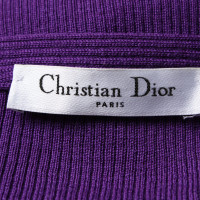 Christian Dior Jurk Wol in Violet
