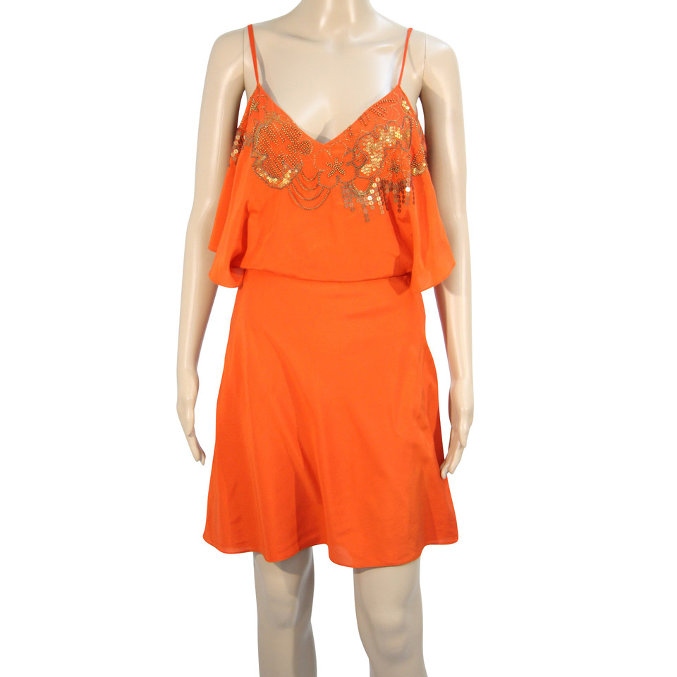 Karen Millen Silk dress in orange