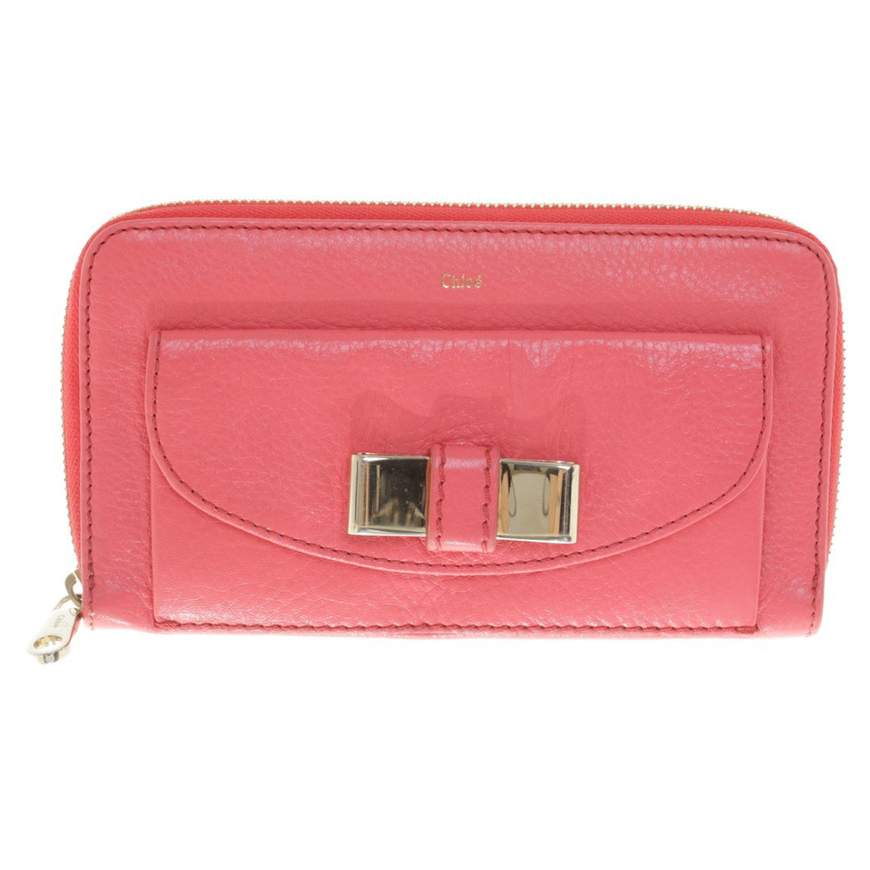 Chloé Wallet in Coral