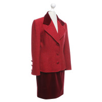 Givenchy 2 pezzi costume in rosso