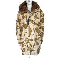 Furry Jacket/Coat Fur in Ochre
