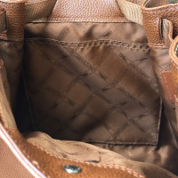 Longchamp leather backpack
