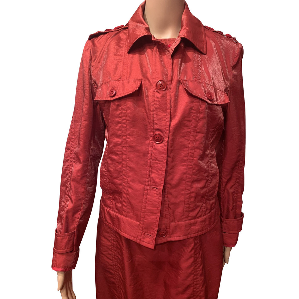 Mila Schön Concept Veste/Manteau en Rouge