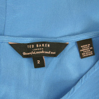 Ted Baker Silk Top bleu