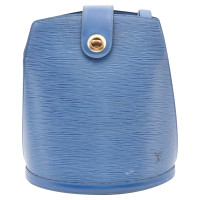 Louis Vuitton Pochette Leer in Blauw