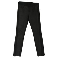 Helmut Lang Leather and cotton jeans