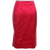 St. Emile Silk skirt in red