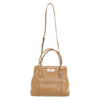 Dkny Handbag Leather in Beige