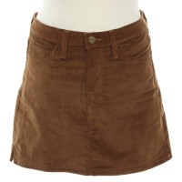 Frame Denim Skirt in Brown