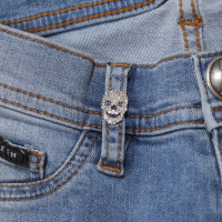 Philipp Plein Jeans en Coton en Bleu