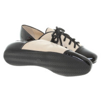 Walter Steiger Lace-up shoes in beige / black