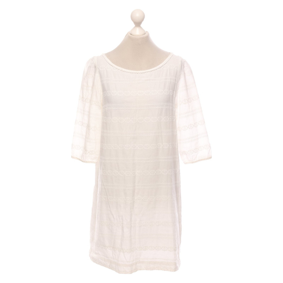Des Petits Hauts Kleid aus Baumwolle in Weiß