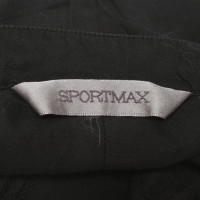 Sport Max Halter top in zwart