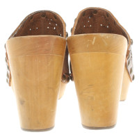 Ash Sandalen aus Leder in Braun