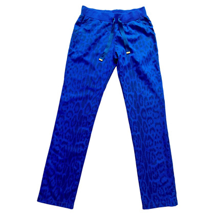 Roberto Cavalli Trousers Viscose in Blue