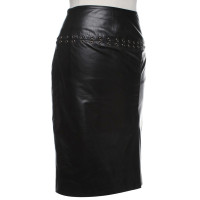 Laurèl Leather pencil skirt