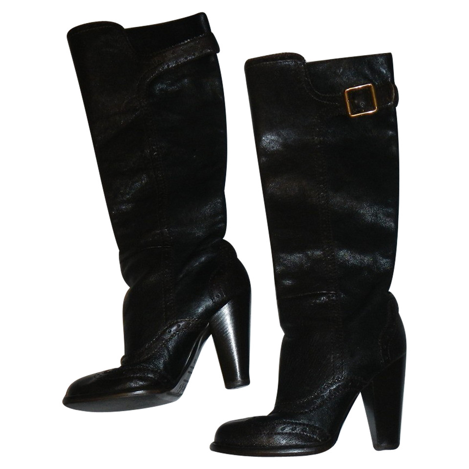 D&G bottes en cuir