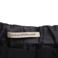 Christopher Kane Pantalon en soie en bleu