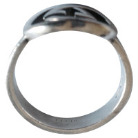 Gucci Ring with double G in silver