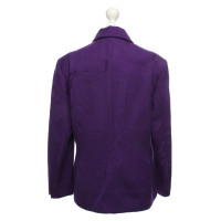 Versace Blazer en Laine en Violet