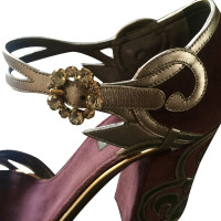 Dolce & Gabbana Sandales Baroque velours