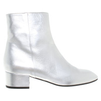 Aeyde Ankle boots Leather in Silvery