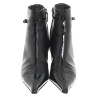 Chanel Ankle boots Leather in Black