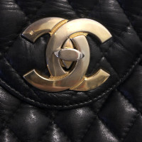 Chanel Rugzak Leer in Zwart