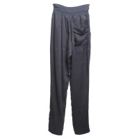 Gunex pantaloni di seta in grigio