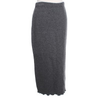 Dolce & Gabbana Knit skirt in dark gray