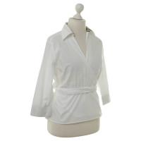 Burberry Wrap blouse in white