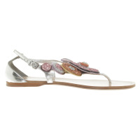 Miu Miu Sandalen mit Applikation