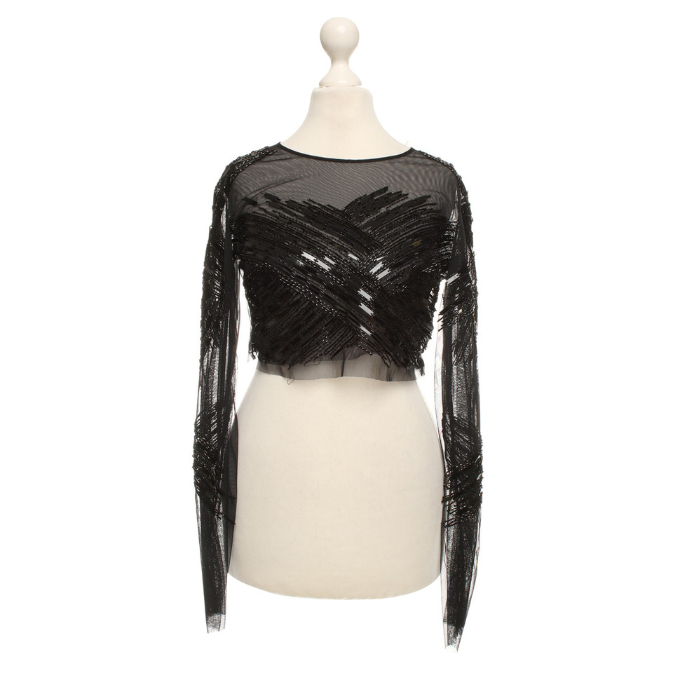 Elisabetta Franchi top with sequins