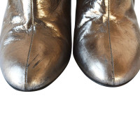 Sergio Rossi Metallic Booties