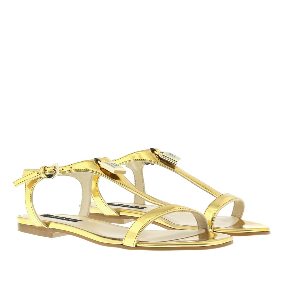 Patrizia Pepe Gold sandals