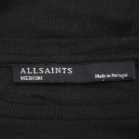 All Saints top in black