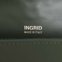 Autres marques V 73 - Sac à bandoulière Ingrid en cuir vert