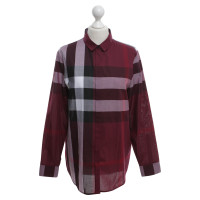 Burberry Shirt avec un motif à carreaux