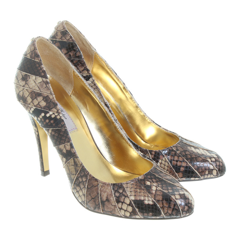 Ted Baker Pumps in reptile finish