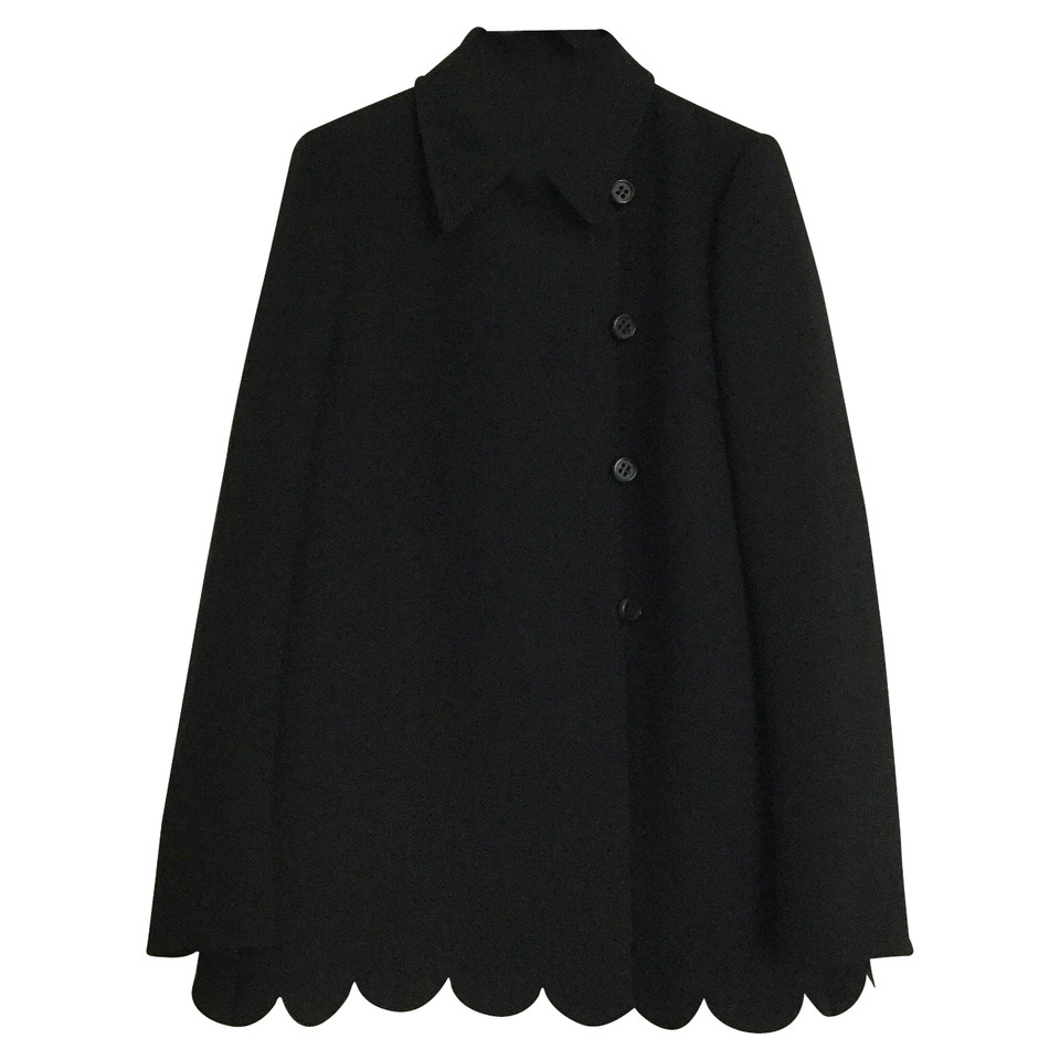 Red Valentino Jacke/Mantel in Schwarz