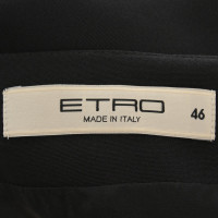 Etro zijden jurk met patroon