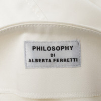 Alberta Ferretti skirt in white
