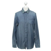 Marc Cain Top Cotton in Blue