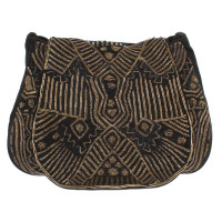 Antik Batik Schoudertas gemaakt van suède