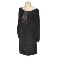 Antik Batik Dress Silk in Black