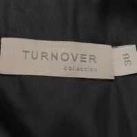 Turnover Wool skirt in color