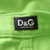 D&G Denim skirt in green