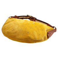 Louis Vuitton Onatah Hobo Suede PM Suede in Yellow